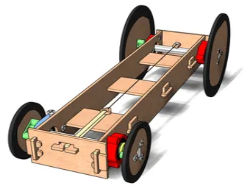 Wooden car prototype builds